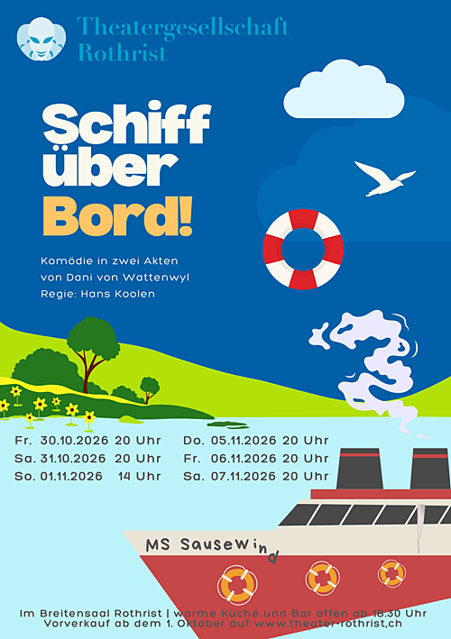 Schiff �bre Bord - TGR Theatergesellschaft Rothrist 2026